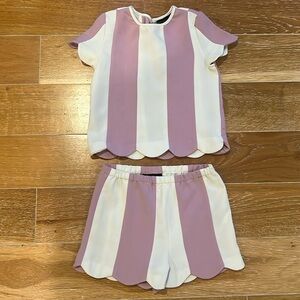 Victoria Beckham for Target striped short set